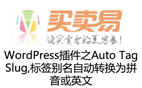 WordPress插件之Auto Tag Slug,标签别名自动转换为拼音或英文