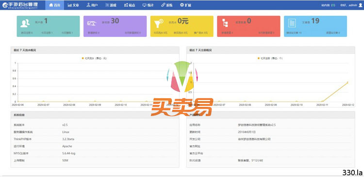 H5游戏联运推广平台系统源码,PHP手机游戏推广网站源码