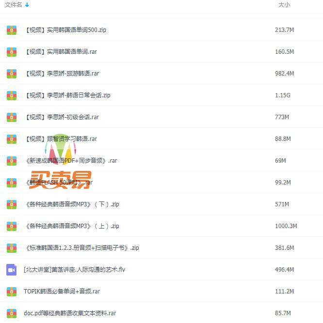 韩语自学教程合集 韩语学习全套资料（从新手到高阶）