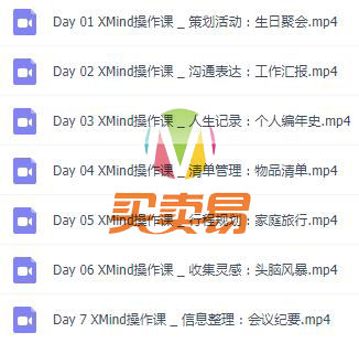 7天高效使用XMind思维导图