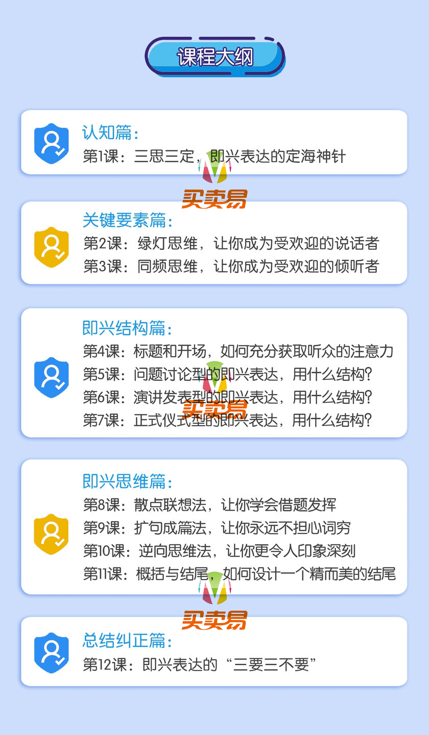必备技能：即兴表达，张口就说，让你把握每个关键时刻